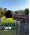 Java Construction team member on site